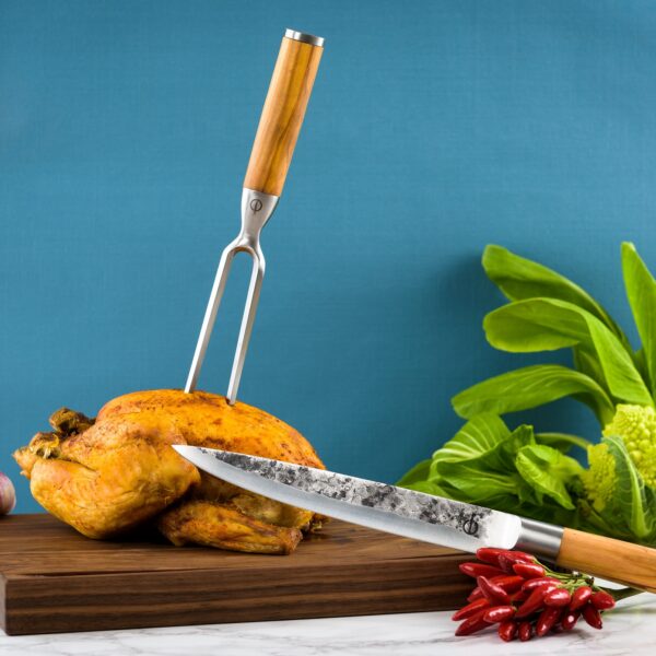 Forged Olive Trancheervork